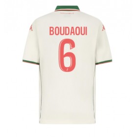 Pánské fotbalový oblečení OGC Nice Hicham Boudaoui #6 Venkovní košile 2025-26 Krátkým Rukávem